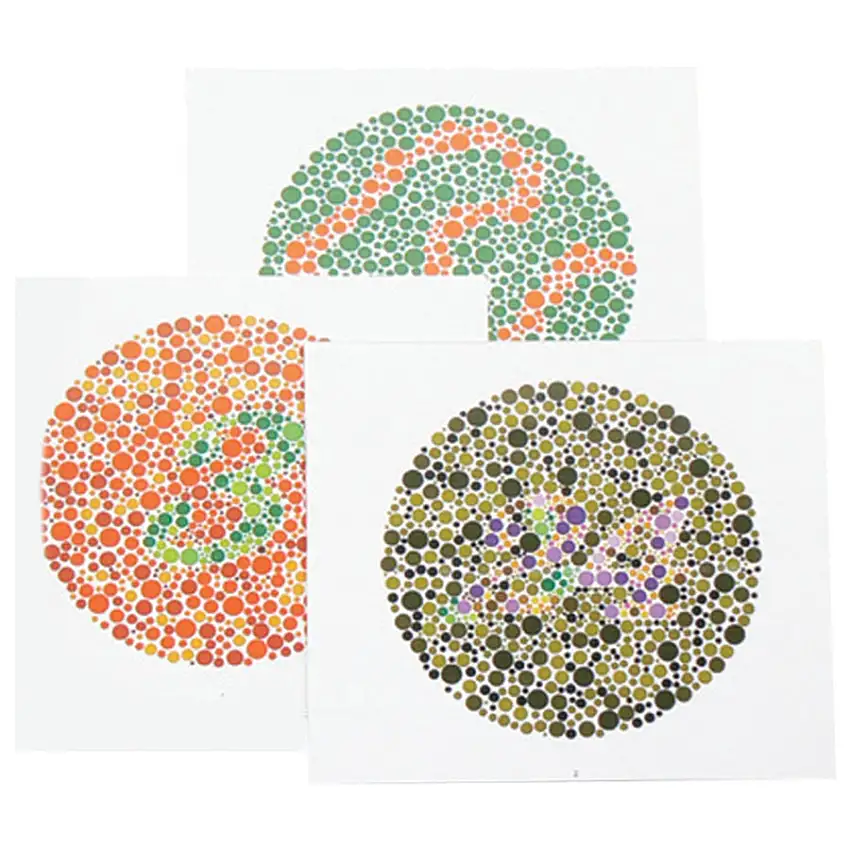 Test chromatique pédiatrique ou adulte (10 ou 15 planches)