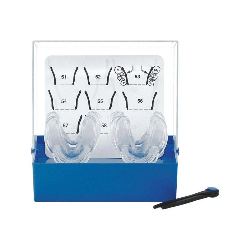 Border-Lock dentés bas transp. assortiment 8 pcs