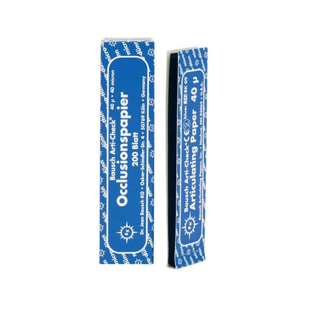 Bausch papier d'articulation BK 09 200 pcs