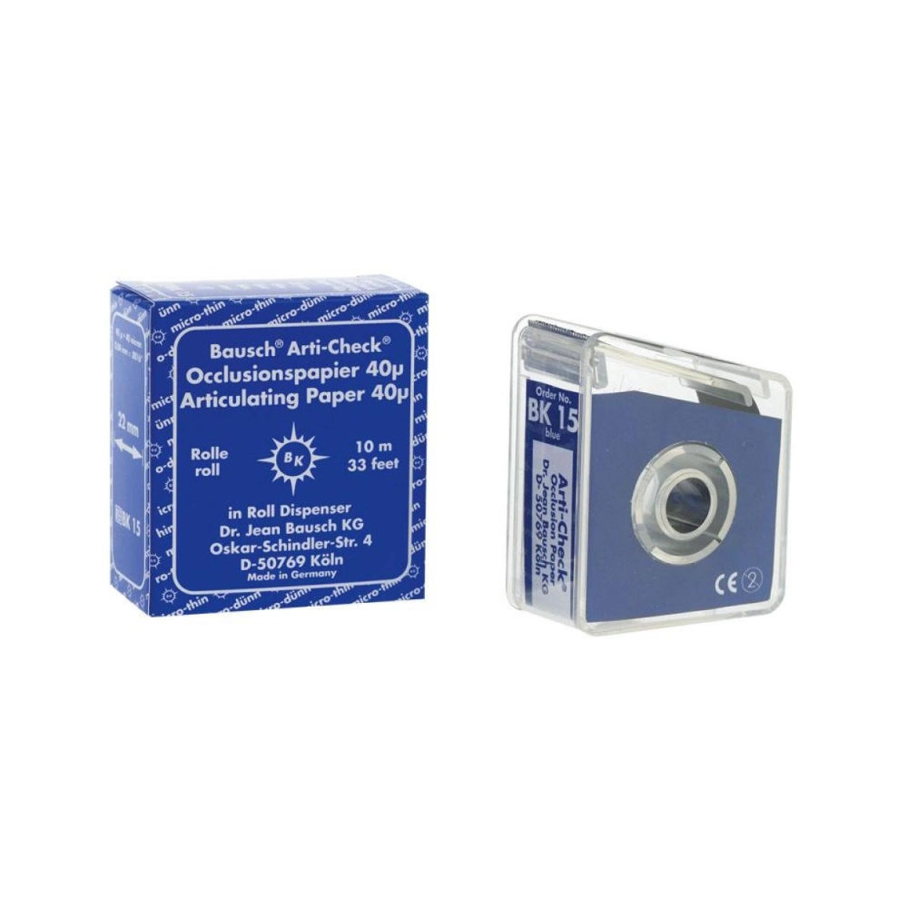 Bausch papier d'articulation BK 15 10 m