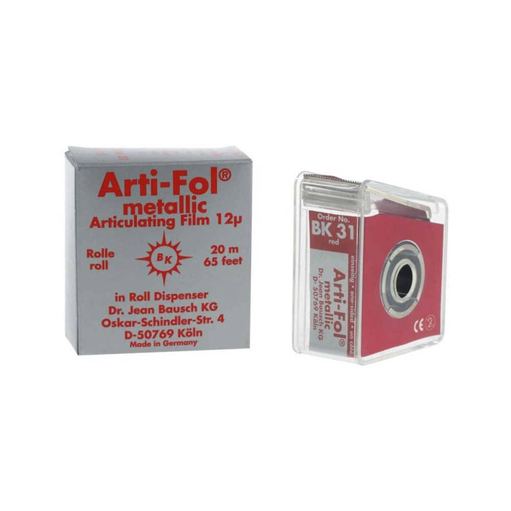Arti-Fol métal simple face rouge BK 31 20 m