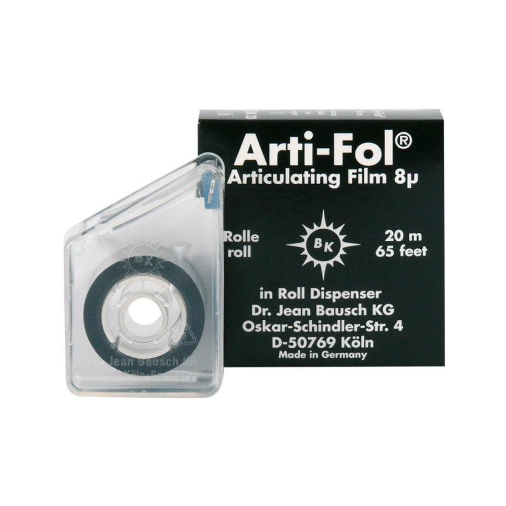 Bausch Arti-Fol simple face noir BK 20 20 m