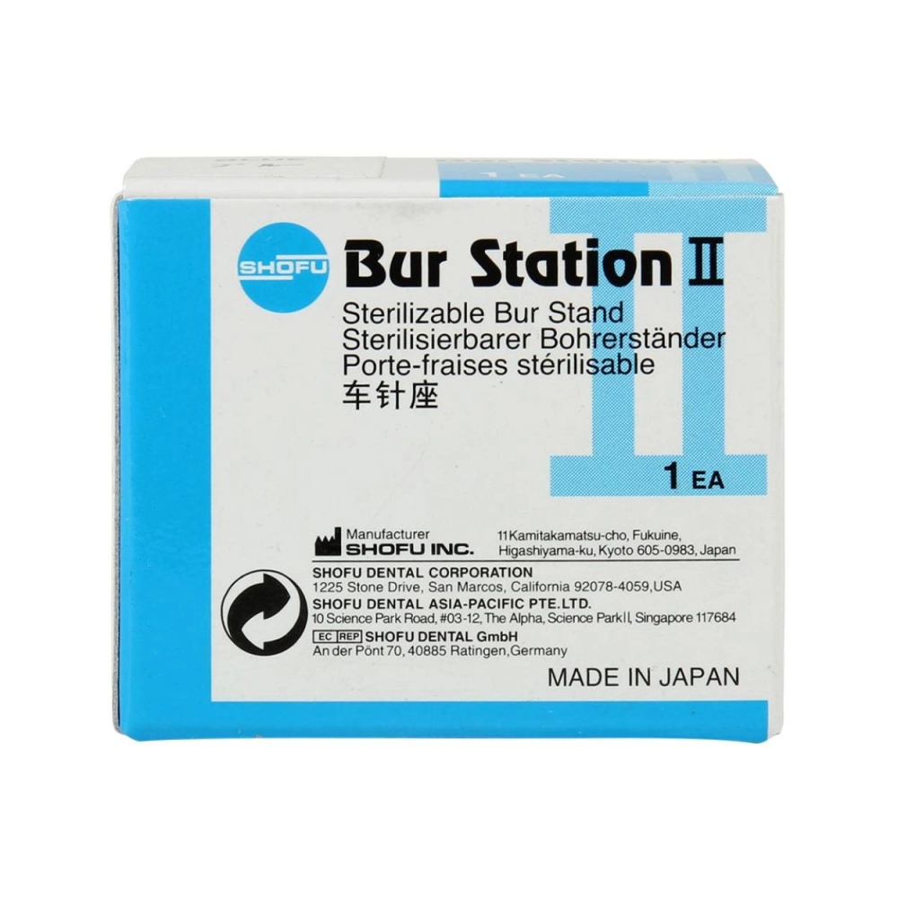 Shofu Porte-fraises II bleu pour 11 FG et 6 CA 0797  l'unité