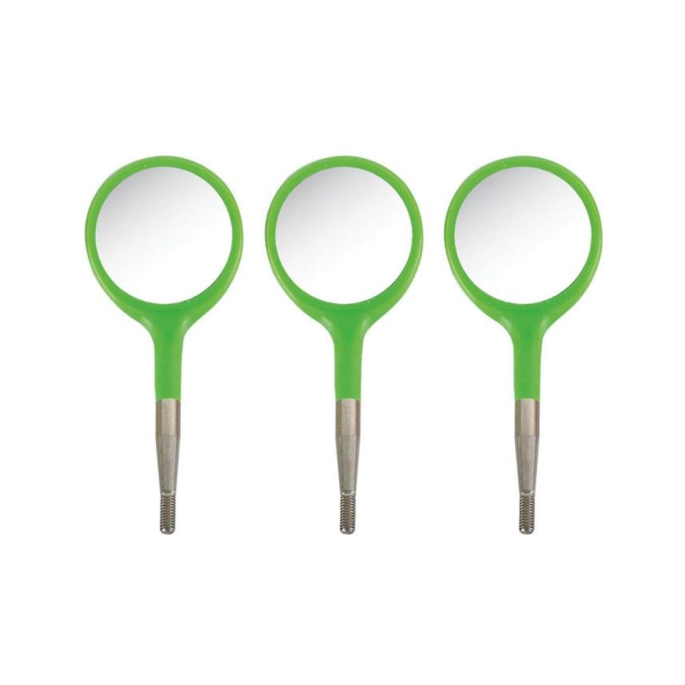 Zirc miroirs plastique no. 4 néon vert 12 pcs