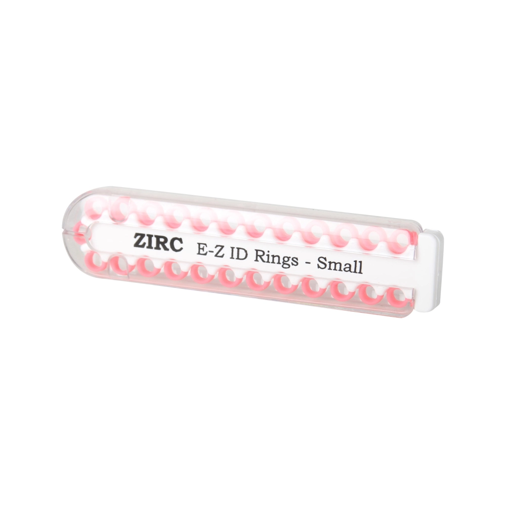 Zirc E-Z ID bagues de codification small néon rose 25 pcs