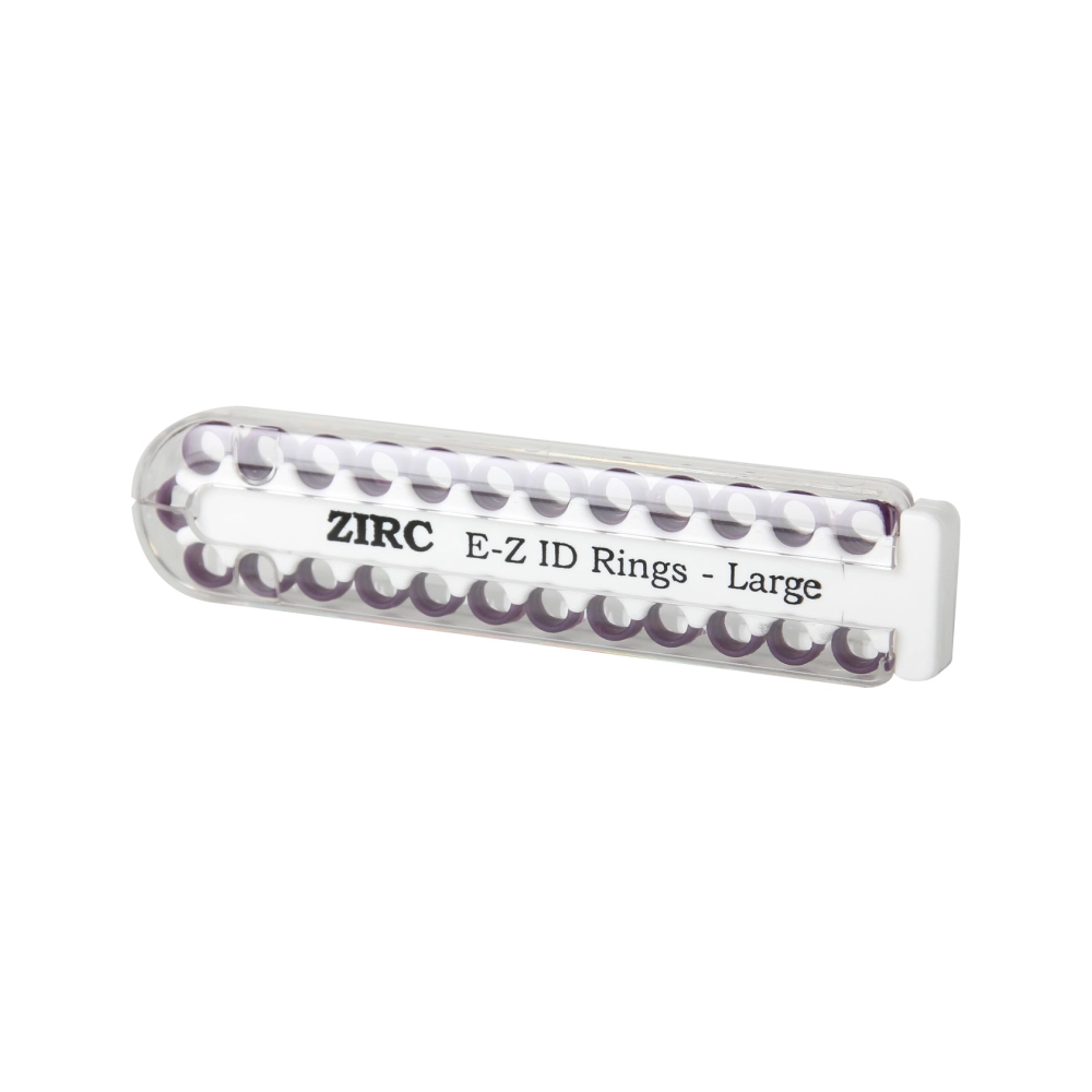 Zirc E-Z ID bagues de codification large violet 25 pcs