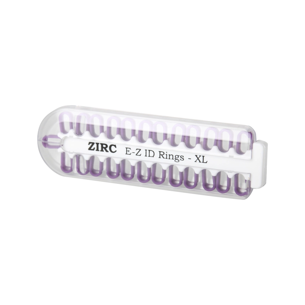 Zirc E-Z ID bagues de codification x-grand néon violet 25 pcs