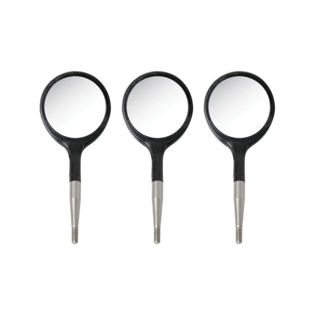 Zirc miroirs plastique no. 4 noir 12 pcs