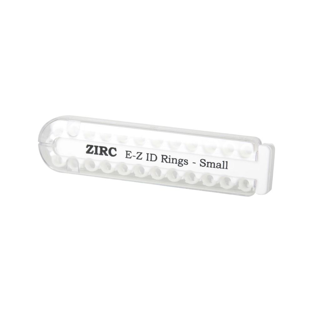 Zirc E-Z ID bagues de codification small blanc 25 pcs