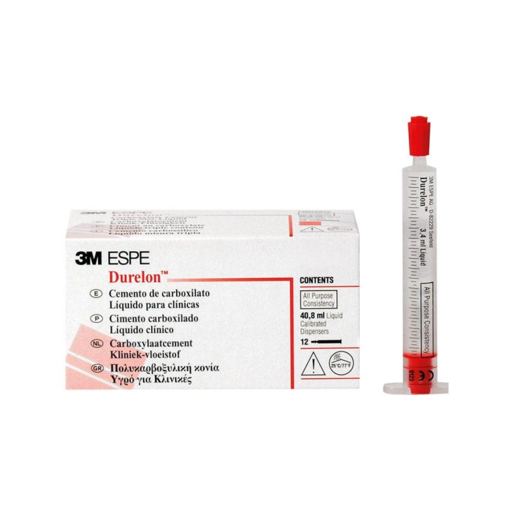 Durelon liquide en seringues 12x 3,4 ml