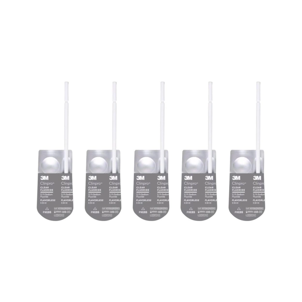 3M Clinpro Clear traitement au fluor neutre L-Pop 100x 0,50 ml