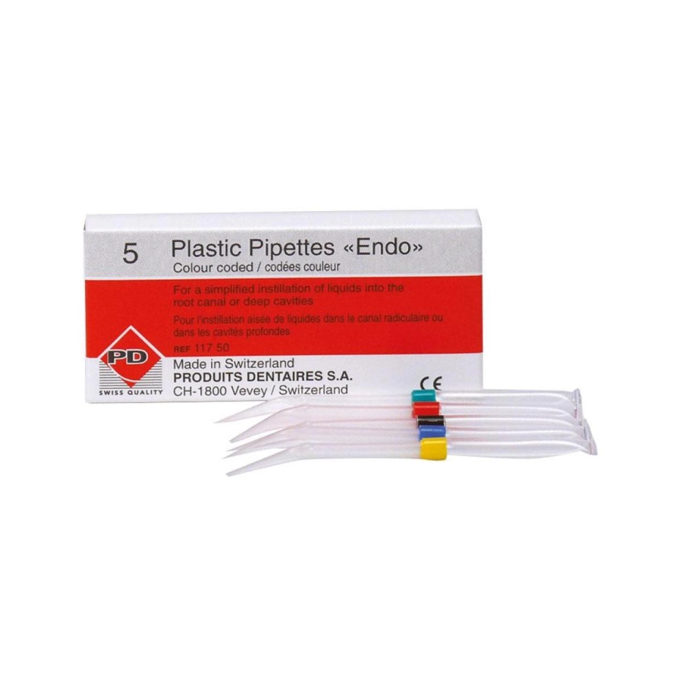 P.D. pipettes en plastique 5 pcs