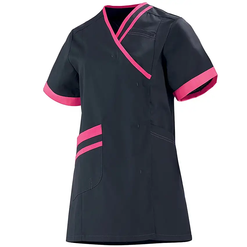 Tunique médicale femme LILEE Carbone Fushia