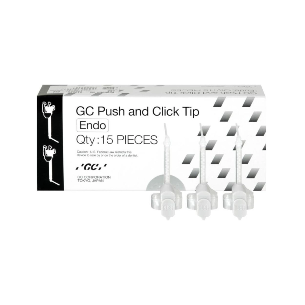 GC Push & Click Tip Endo 15 pcs