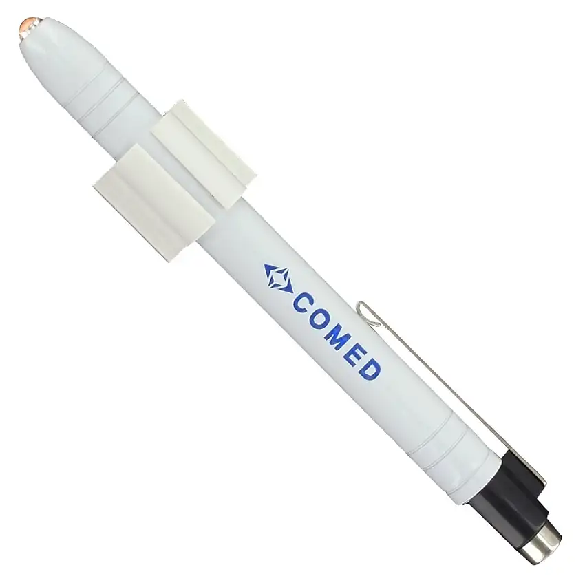 Lampe stylo de diagnostic avec porte abaisse-langue Comed