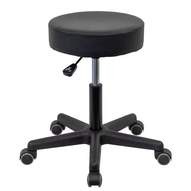 Tabouret pneumatique CanDo sans dossier, noir