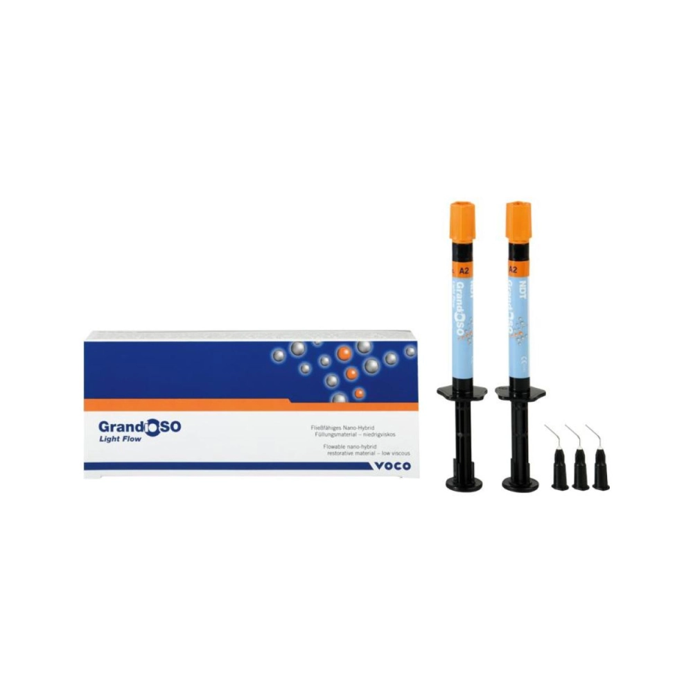 Voco GrandioSO Light Flow seringues A2 2x 2 g
