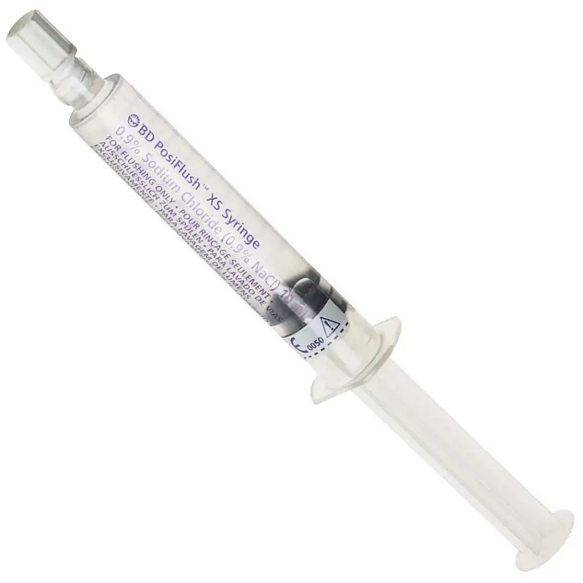 Seringue de rinçage pré-remplie - BD PosiFlush XS