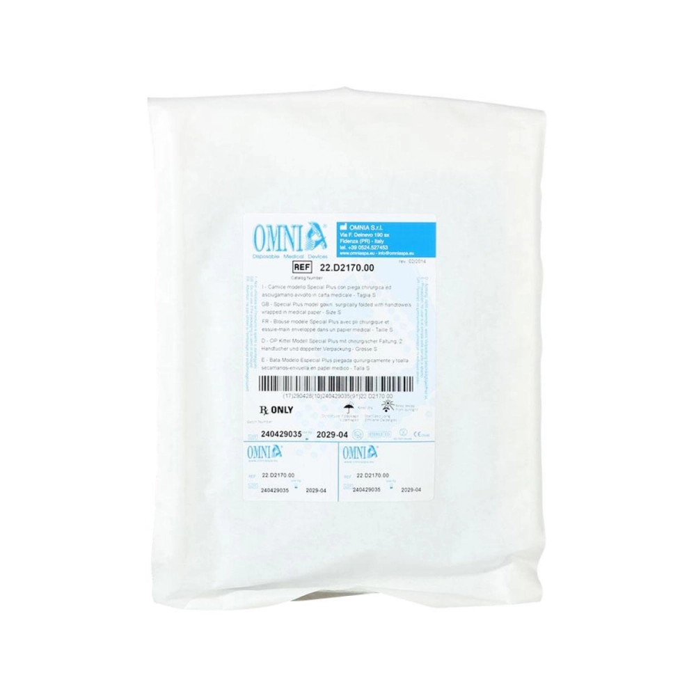 Omnia Casaque Special Plus stérile small 12 pcs