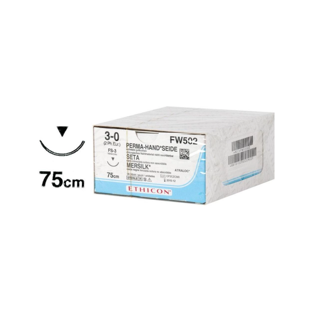 Fils de sutures 3-0 16 mm FW502 36 pcs