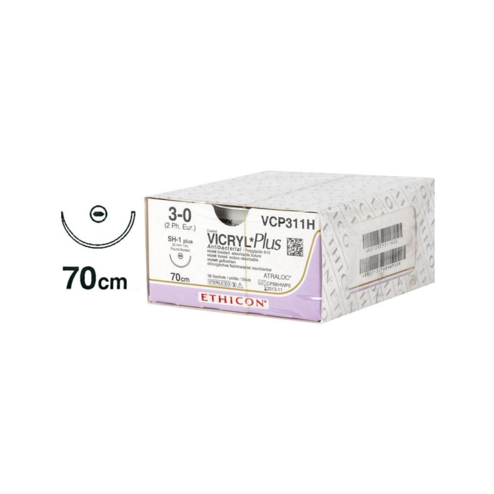 Vicryl Plus 3-0 22 mm VCP311H 36 pcs