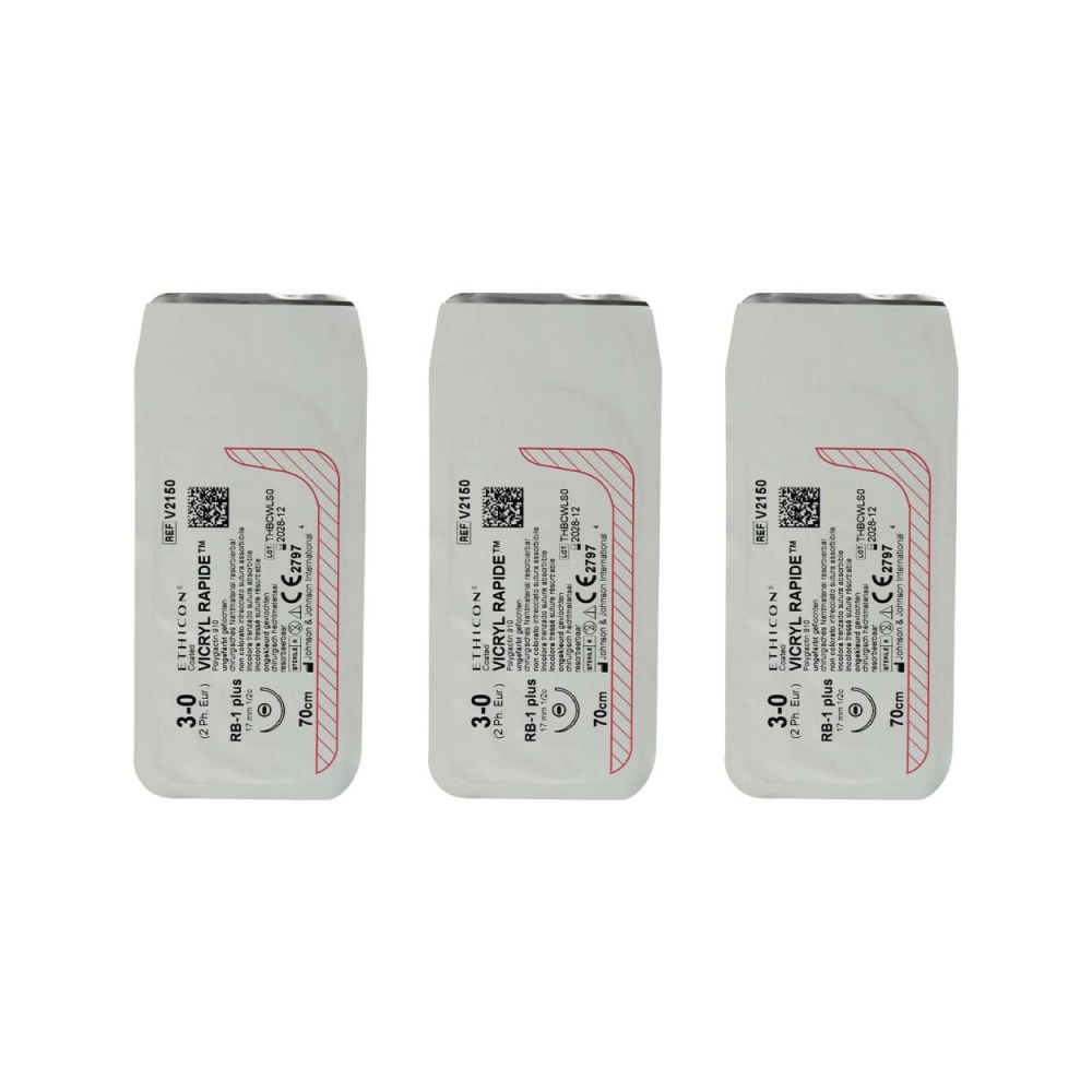 Vicryl Rapide 3-0 17,5 mm V2150G 12 pcs