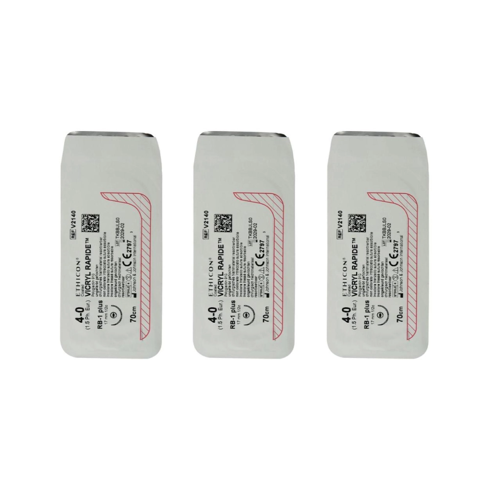 Vicryl Rapide 4-0 17,5 mm V2140G 12 pcs