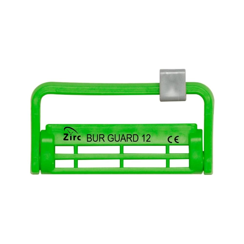 Zirc Steri-Bur Guard pour 12 fraises néon vert l'unite