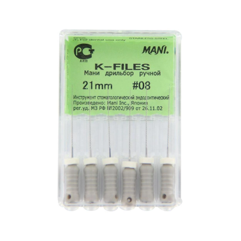 Mani K-limes 21 mm ISO no.08 6 pcs