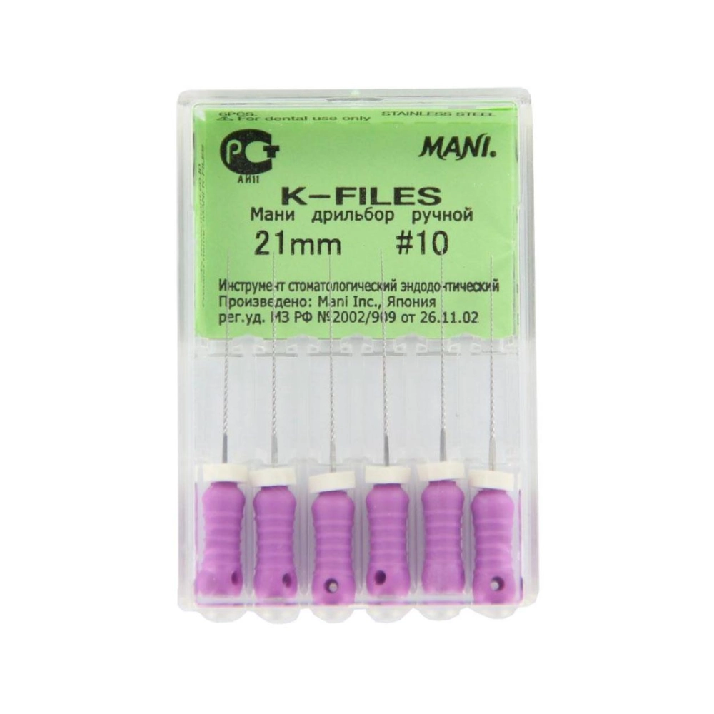 Mani K-limes 21 mm ISO no.10 6 pcs