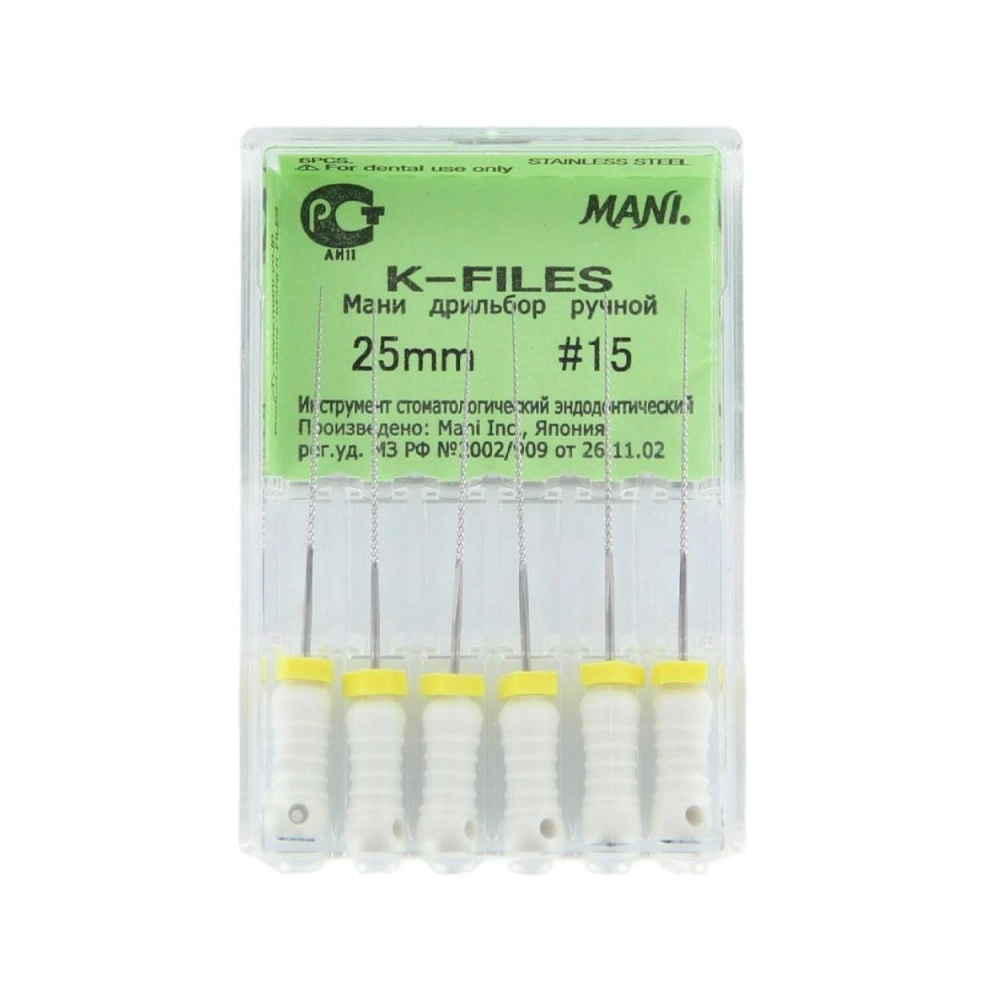 Mani K-limes 25 mm ISO no.15 6 pcs