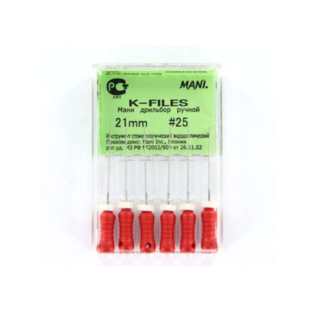 Mani K-limes 21 mm ISO no.25 6 pcs