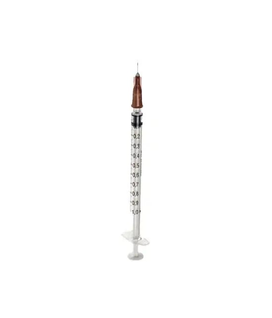 100 Seringues 3 pièces montées avec aiguilles - Tuberculine 1ml