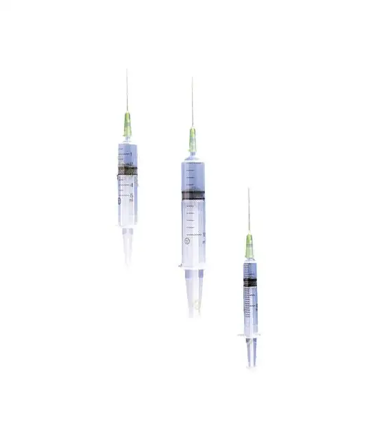 100 seringues 3 Pieces Montées avec Aiguilles -10ml, L40mm/d0,80