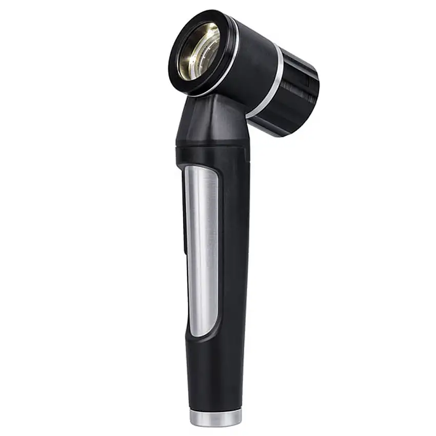 LUXAMED Dermatoscope LuxaScope LED 2,5 V Noir/Argent, Sans graduation