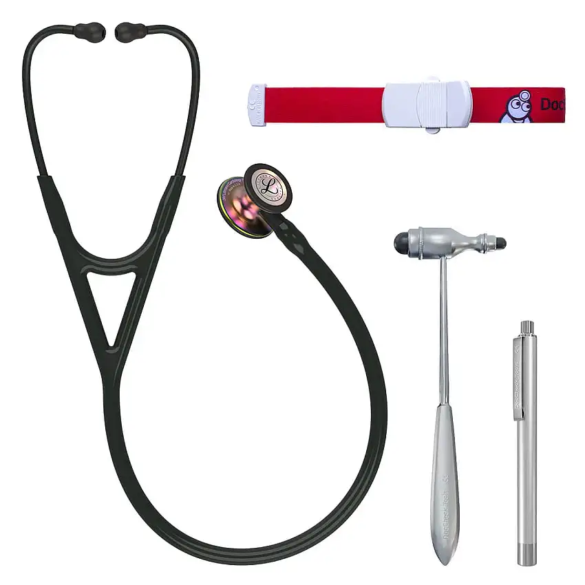 Littmann Kit pour examen général Cardiology IV – Rainbow Edition Black, Rainbow Matt Finish