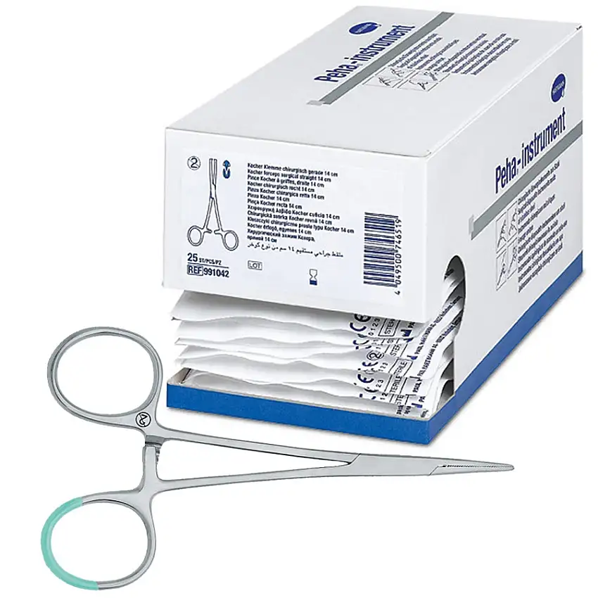 Pince Micro-Mosquito sans griffe droite 12,5 cm Peha-Instrument (boite de 25)