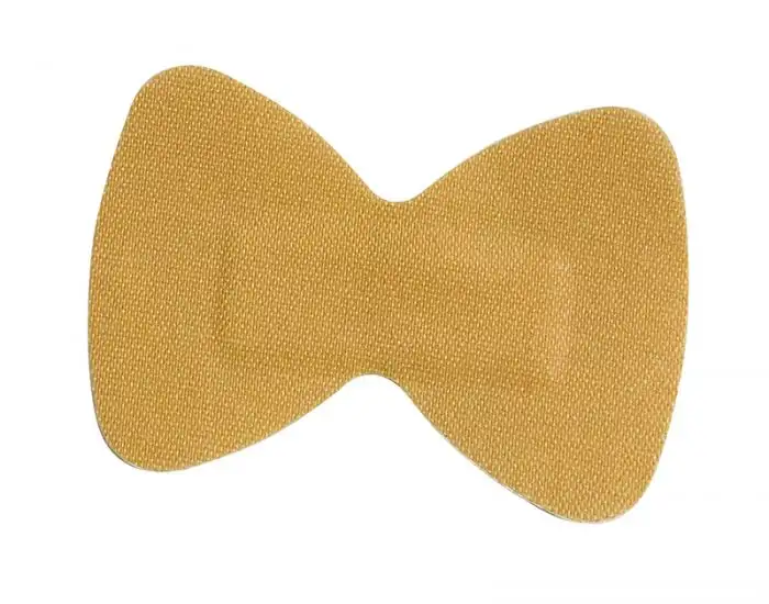 100 PANSEMENTS PAPILLONS ROSES - Tissé coton 7.5cm x 4.6cm