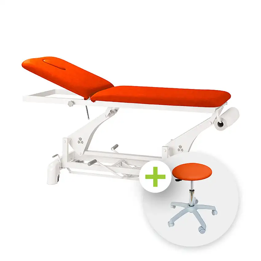 Ecopostural Divan d'examen réglable en hauteur Hydraulique, Clémentine