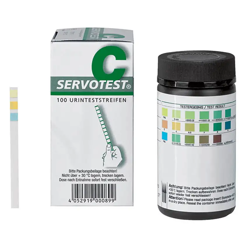 servoprax Bandelettes de test urinaire SERVOTEST SERVOTEST C