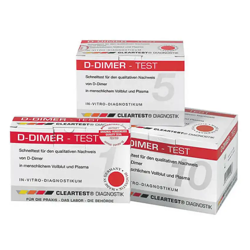 servoprax Test sanguin Cleartest D-Dimer 1 pièce