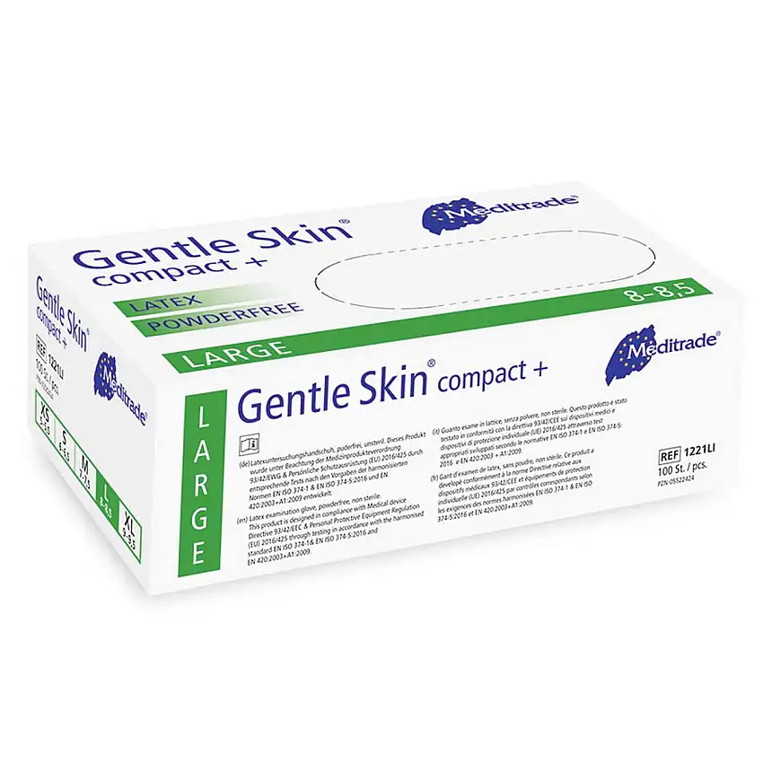 Meditrade Gants d’examen Gentle Skin compact+ L