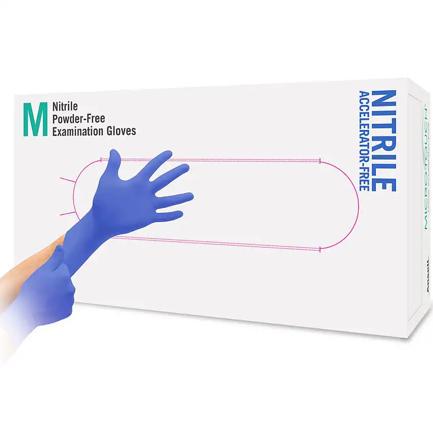 Ansell Gant d’examen MICRO-TOUCH Nitrile Accelerator-Free XL