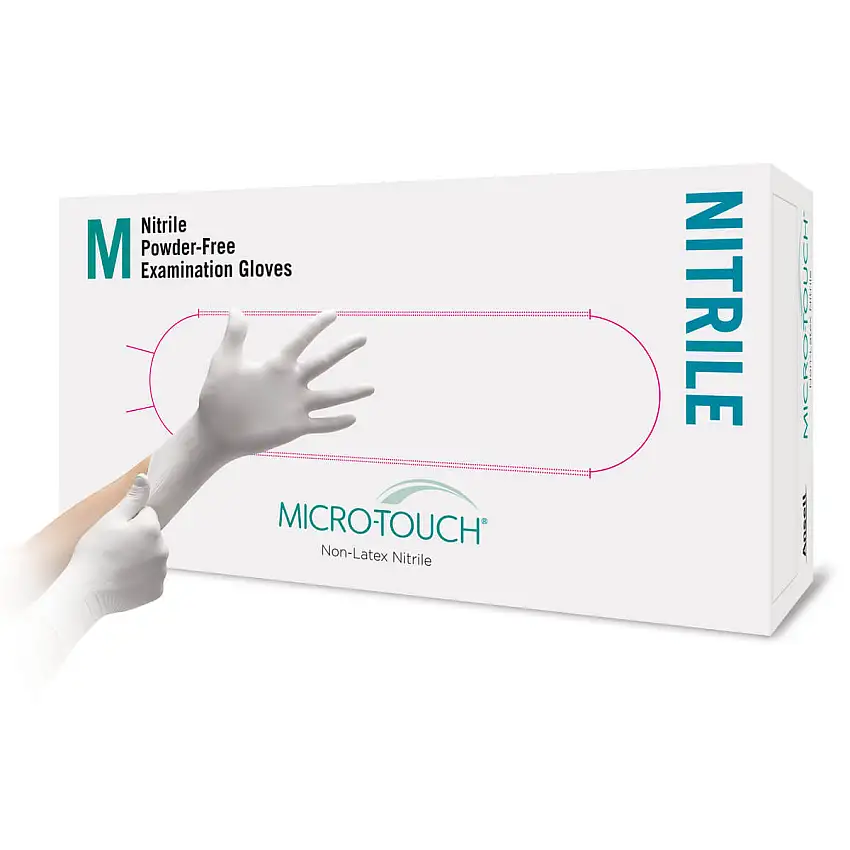 Ansell Gant d’examen MICRO-TOUCH White Nitrile M