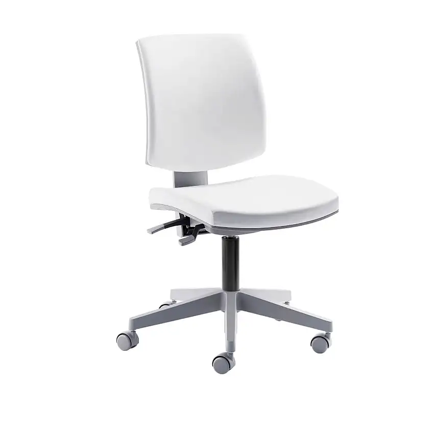 Mayer Chaise pivotante myFlexo Blanc polaire, similicuir Finca