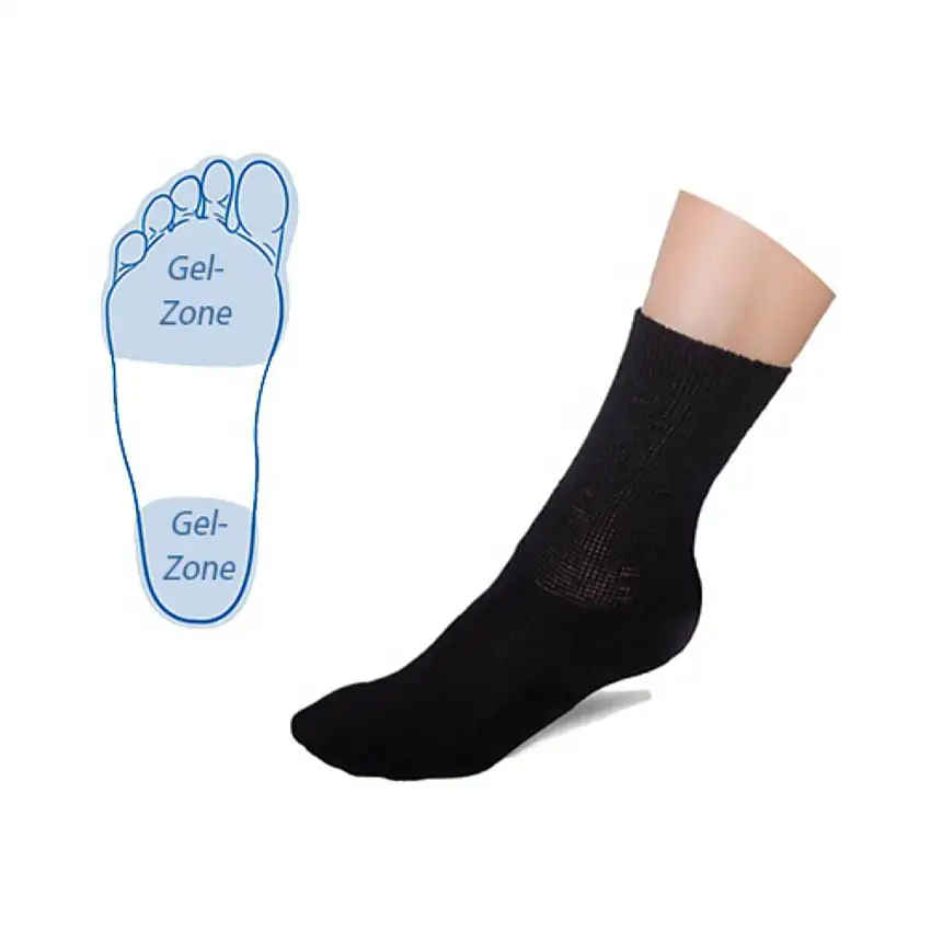 PodoSolution Bas pour diabétiques avec zone de gel intégrée à l'avant-pied et au talon 35–38