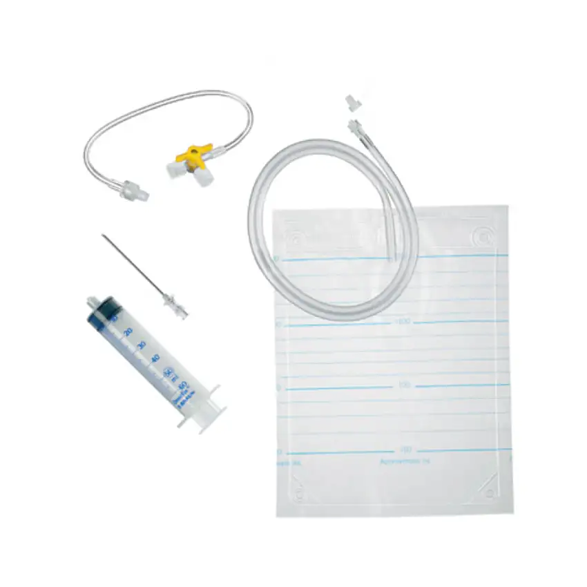 B. Braun Kit pour ponction pleurale Pleurofix N°1 avec robinet à trois voies