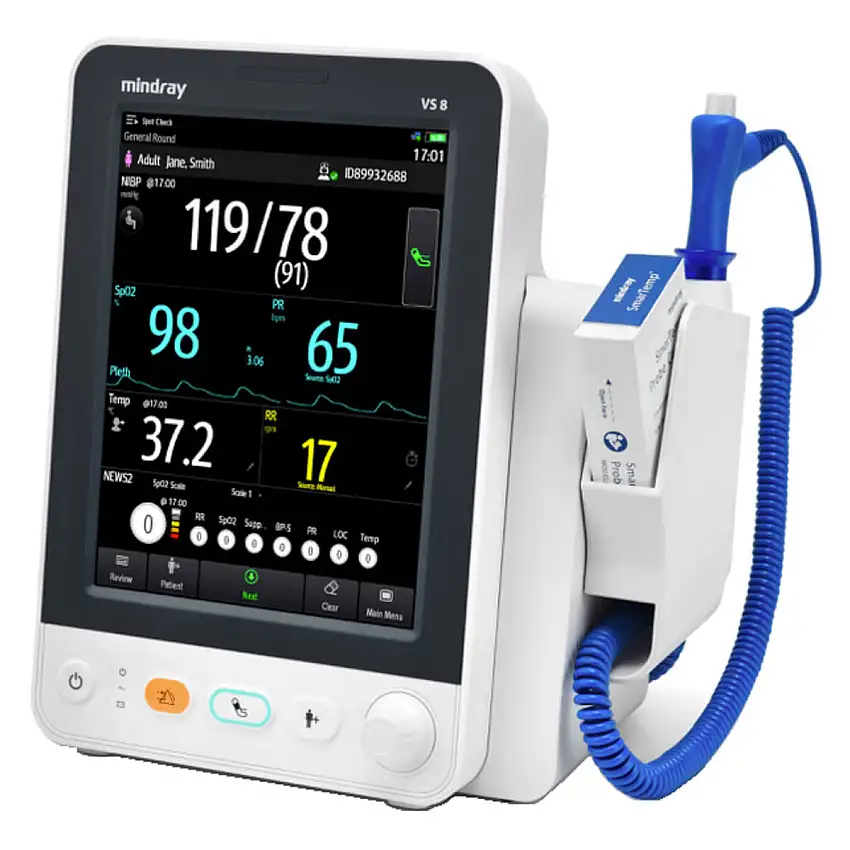 Mindray Moniteur de surveillance VS 8 Sans accessoires, Sans connecteur multifonction