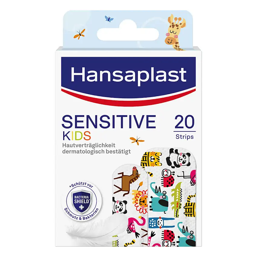 Hansaplast Pansements Sensitive pour enfants 20 pansements