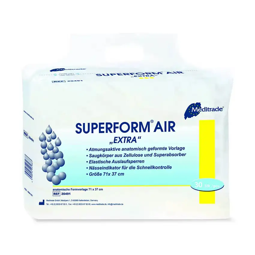 Meditrade Protection contre l’incontinence Superform Air Plus (environ 1 250 ml)